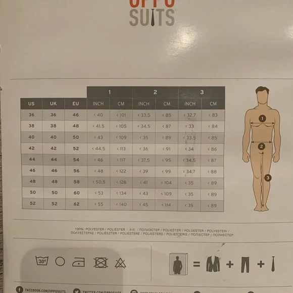 OppoSuits Red Christmas Suit with Snowman and Tree Design - Picture 6 of 10